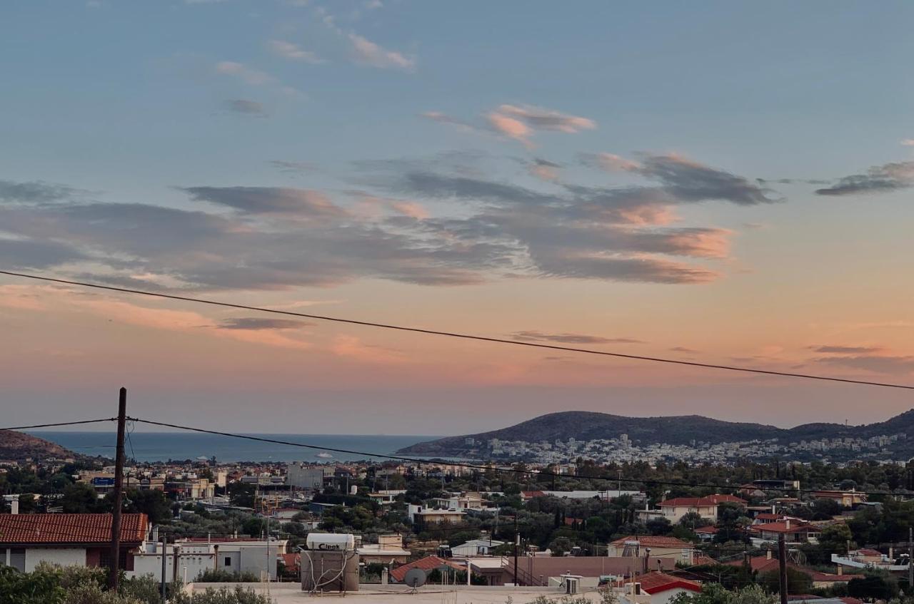 Thelfi Luxury Studio In Attica - Close To Varkiza Beach - Sea View Vari  Luaran gambar