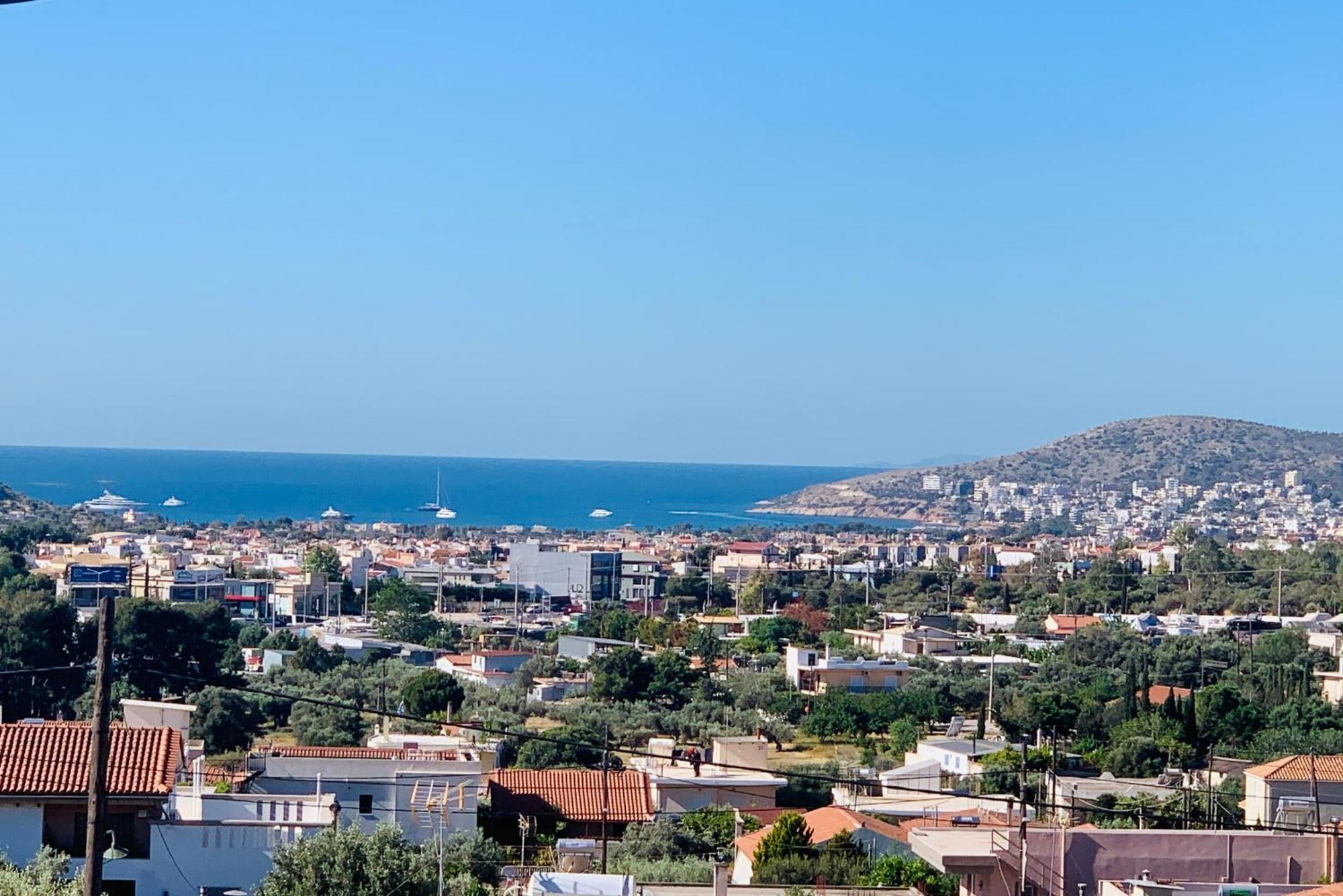Thelfi Luxury Studio In Attica - Close To Varkiza Beach - Sea View Vari  Luaran gambar
